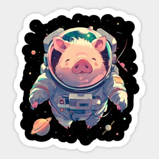 space pig Sticker